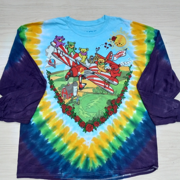 Gratetful dead biplane long-sleeved shirt - Picture 3 of 15